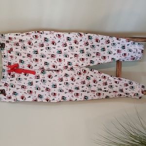 Jaclyn Intimates Women's Holiday Pajama Joggers Bulldogs & Candy Canes